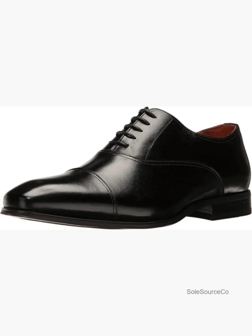 Cap Toe Oxford Dress Shoes Leather Lace Up Men's Formal Work